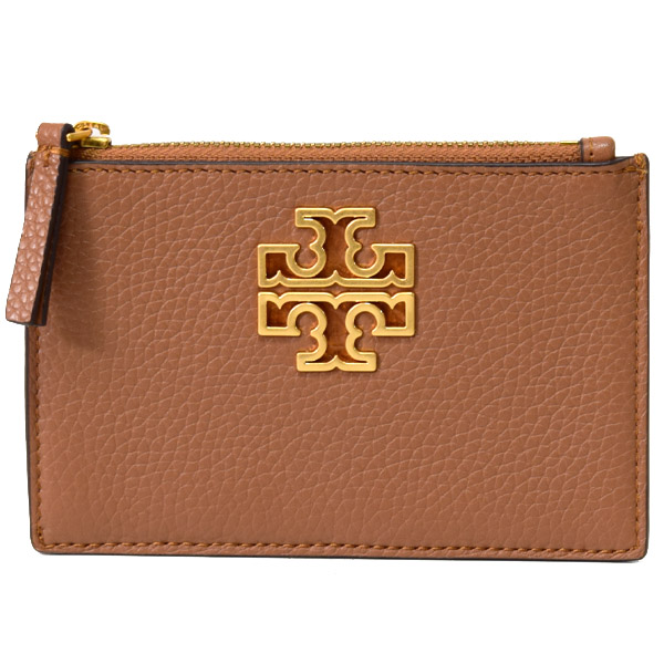 トリーバーチ カードケース Tory Burch レザー ブリテン ロゴ ジップ 小物 定期入れ 小銭入れ コインケース バーク ブランド 新品 送料無料 誕生日 記念日 お祝い 正規 人気 安心 保証 ギフト 10倍 Outlet 包装 即日発送 代引無料 Psicologosancora Es