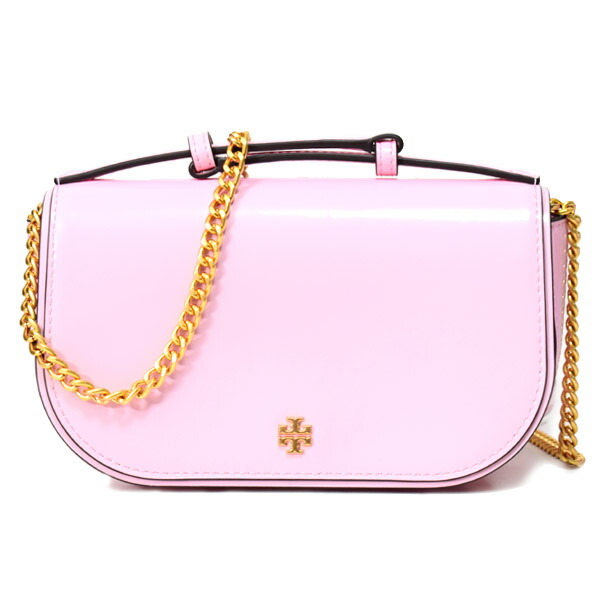 トリーバーチ バッグ TORY BURCH レザー エマーソン トップ ハンドル 2way チェーン ショルダー クロスボディ 斜めがけ ハンドバッグ ピンクプリエ 142346【ブランド 新品 送料無料 正規 人気 安心 保証 10倍 OUTLET 即日発送 アウトレット 誕生日 ギフト プレゼント】