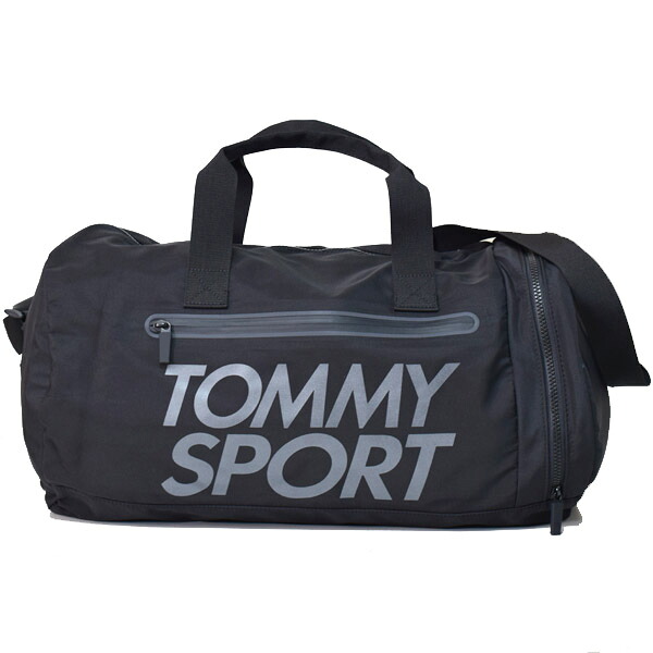 トミーヒルフィガー バッグ TOMMY HILFIGER ポリエステル スポーツ ダッフル ロゴ ラージ 2way 斜めがけ ショルダー ボストンバッグ ブラック 日本未発売モデル AU00751【ブランド 新品 送料無料 正規 安心 保証 ギフト 10倍 包装 即日発送 代引無料】｜ブランド専門店 パイクストリート 17,447円