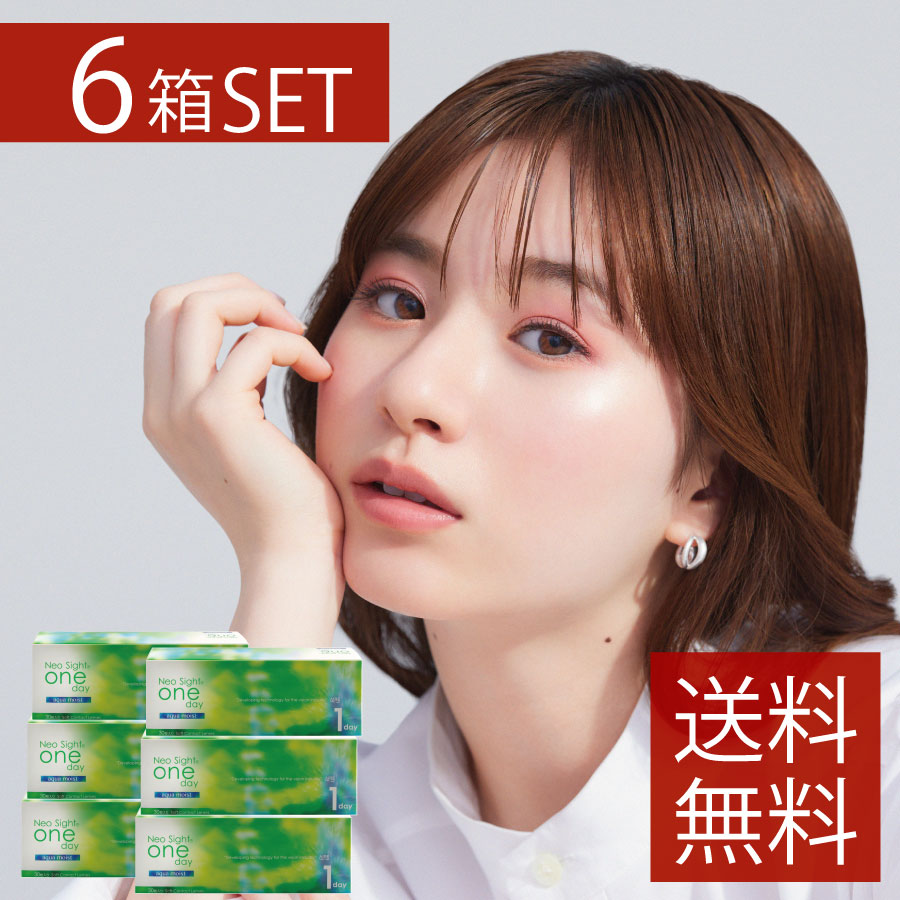 尖んがり20倍！ 【貨物輸送無料】ネオサイトワンデーアクアモイスト【30枚入】×6箱 【アイレ】【新商いもの】【YDKG-kj】