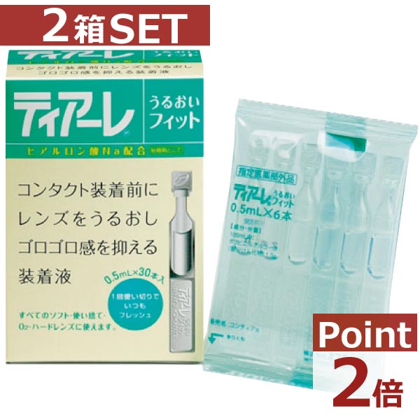 ティアーレ うるおいフィット 30本入 ×2箱 7周年記念イベントが