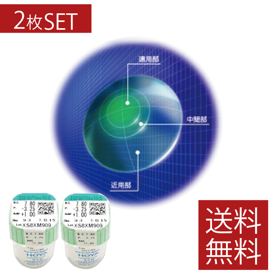 接点 HOYA マルチビューEXともし火（L） ×2枚国内定まり品 捉え所の無い O 遠近両用 ホヤ