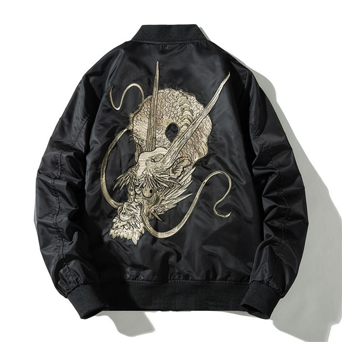 楽天市場】50's ビンテージ ☆ JAPAN 龍 鷹 刺繍 別珍 × サテン