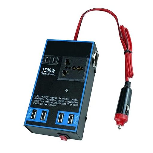楽天市場】MFUZOP インバーター 1500W 正弦波 12V DC〜110V AC
