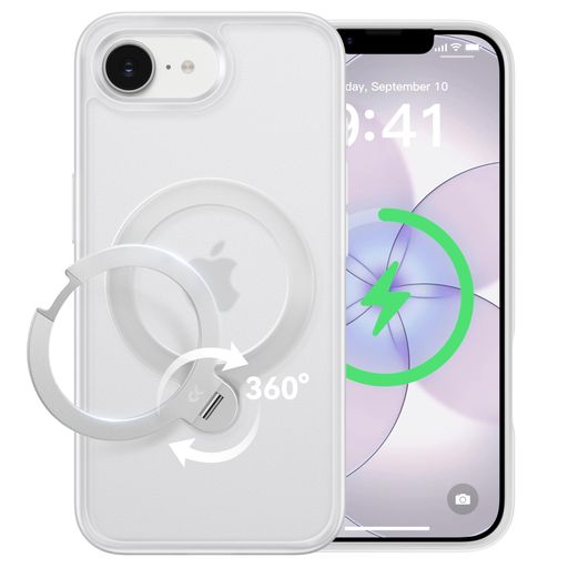 【2026目覚ましい神品\u0026定点360度回転させる】CASEKOOiPhone17e/16e用容れもの米軍MIL標準尺度耐衝撃MagSafe相応う高耐久性【横縦柔軟性・角度大まか合わせる】手っとり早い申し受ける相応う指紋押しとどめる/引っ敷き完成/黄変押しとどめる/半澄み切った超強磁気力