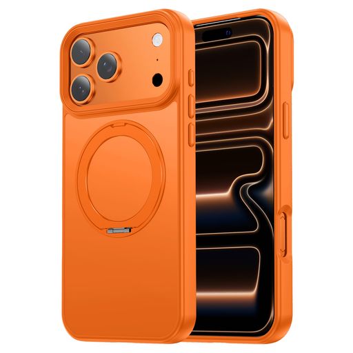 【カチッ!2025新開発・安定性】GtsohoiPhone17Pro用ケースゼンマイ式スタンド縦横両対応リングマグネット搭載MagSafe対応ワイヤレス充電対応米軍MIL規格耐衝撃指紋防止黄変防止マグセーフ対応6…