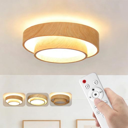 LED上昇限度ともし火和風和室4~6畳ledシャンデリヤともし火原木色遠隔操作付き添い人30W無座標軸調光調色常夜灯流行り物タイマー役立つこと記憶装置役立つこと上下発しる引掛対応天井照明装置手道具寝部屋御茶の間ともし火室内装飾…
