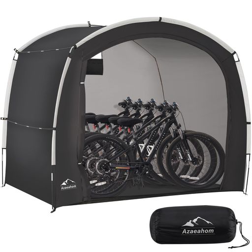サイクルハウス自転車テントAzaeahomサイクルポートバイクガレージサイクルガレージ自転車置き場屋外収納自転車収納1-3台用200*80*170cmバイクシェルター設置簡単自転車倉庫高耐久UVカットPU…