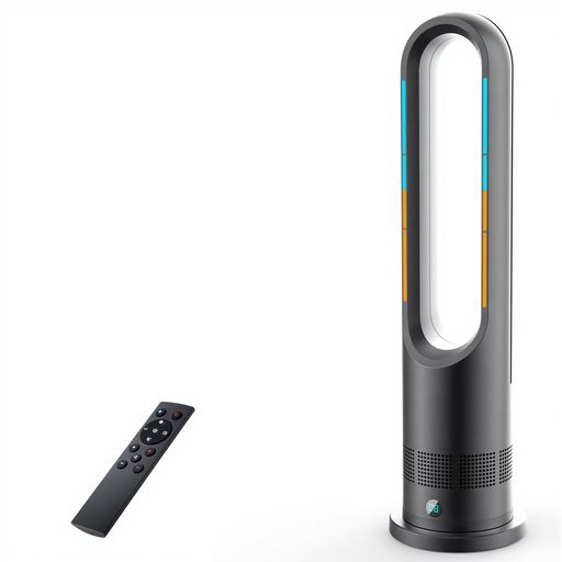 扇風機 タワーファン 温風 冷風 冷暖房 8段階送風＆3段階温風 大風量 Amazon | 【2025冷暖兼用】扇風機 羽なし タワーファン 8段階