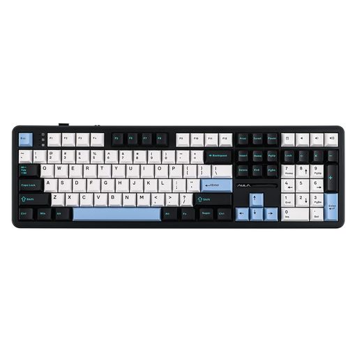 EPOMAKER AULA F108ワイヤレスゲーミングキーボード フルサイズメカニカルキーボード 4000mAhバッテリー搭載 108個のホットスワップ対応とプログラム可能なキー RGBバックライト Bluetooth/無線/USB…|ハピナイス 店
