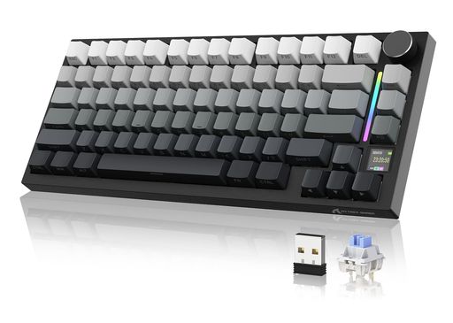 ATTACKSHAKRX820Ultraゲーミングキーボード無線メカニカキーボードワイヤレスbluetoothキーボード有線Gasket構造3モードホットスワップ可能75%リニア軸サメ軸RGBPBTキーキャップ 7,916円