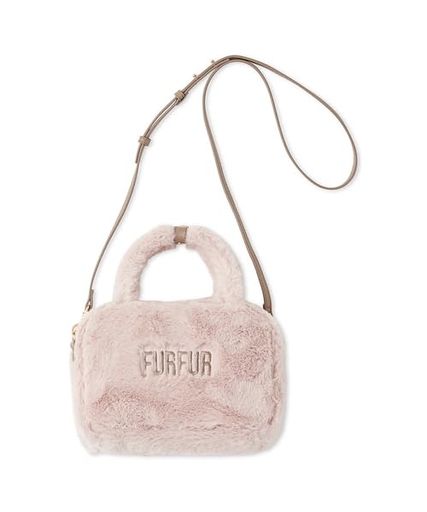 [ファーファー] エコファースクエアボストンバッグ RWGB245529 レディース PNK Free Size｜ハピナイス　店