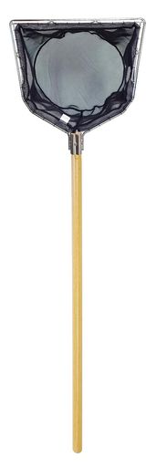 昌栄 (SIYOUEI) 玉網 #306-1 ステン 二重枠木柄 100cm レース付 40cm｜ハピナイス　店