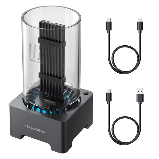 GRAUGEARM.2NVMeSATASSDケース10GbpsUSB3.2Gen2Type-CM/B+MKey2230/2242/2260/2280/22110SSD対応RTL9210B高性能チップM.2SSD外付けケース