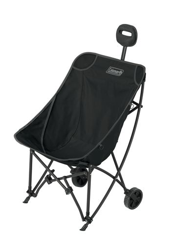 Coleman(電話を掛けるマン) ワンマイルチェア(ジェット機黒いこと) 難民キャンプ アウトドア 腰かけ 折りたたみ