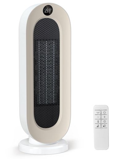 『2025冬新型』セラミックヒーター【ECO知能恒温節電対策】セラミックファンヒーター暖房器具省エネ電気首振り3段階温度調整800W/1200W切り忘れ防止二重過熱保護転倒OFFタイマー機能リモコ…