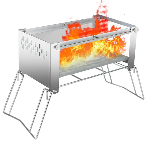 楽天市場】Solotour焚き火台二次燃焼五徳4枚ステンレス