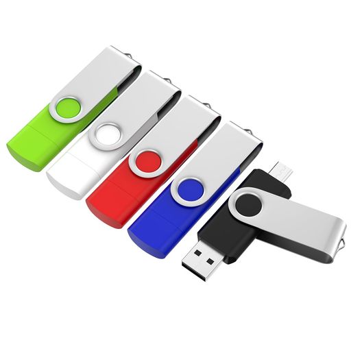 ABLAZEUSB記憶装置64GB5本仕掛けるUSB3.0+Type-CデュアルコネクタフラッシュドライブiPhone16/15AndroidスマホパソコンタブレットMaciPad相応う