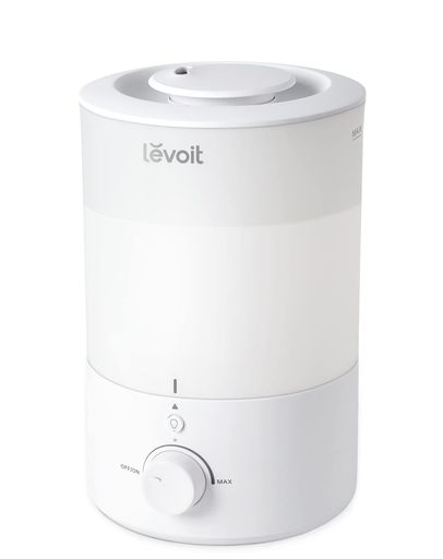 【節電対策】Levoit(レボイト)加湿器アロマ卓上大容量3L17畳まで対応小型超音波式28dB省エネ静音上から給水ナイトライト220ml/h25時間連続稼働消灯可能おしゃれ空焚き防止寝室Dual150ホワイト