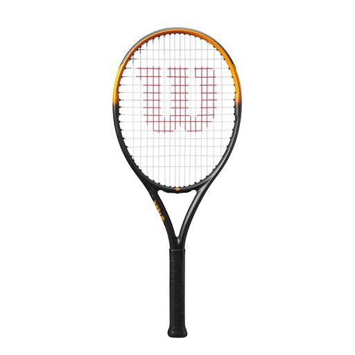 Wilson(ウイルソン)硬式庭球櫂お坊っちゃん[ガット張り上げ済]厩舎回転運動Black/Orange26inWR171510U
