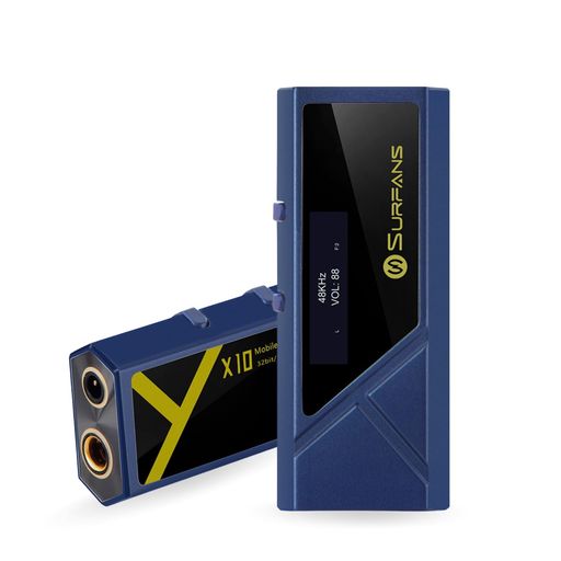 Surfans X10 ポータブルヘッドホンアンプ DACドングル USB-C ハイレゾオーディオアダプター デュアルESSチップ付き 522mW バランス出力 PCM 384kHz/32bit DSD256 Android/iOS/PC/Mac用｜ハピナイス　店