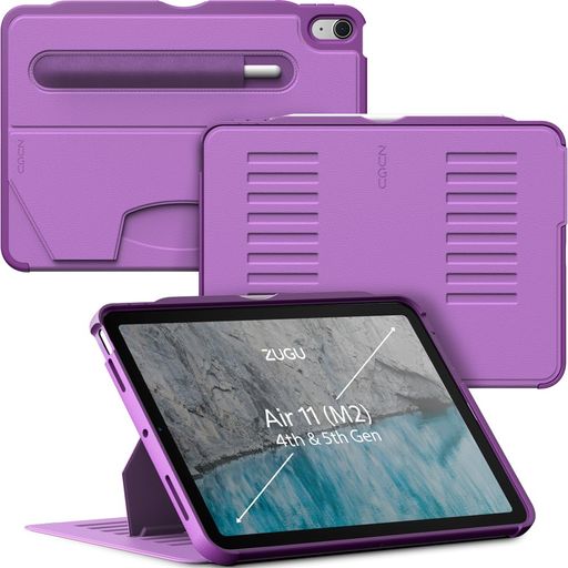 ZUGUCASEiPadAir容れもの11in(M42026\u0026M32025\u0026M22024)/10.9in第5時人\u0026第4時人(2022/2020)極薄落っこちるぼうぜん自失保護すること8度合い照明ランプ役立つこと書き込み保持者