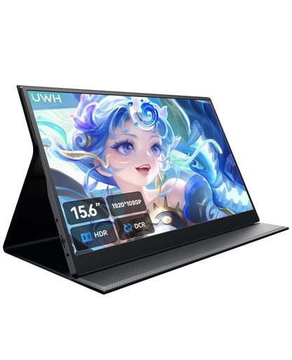 UWH 15.6 in 移動性見せびらかす FHD 1920x1080P 対比比 1000:1 16:9 ノングレア(非光輝)ダイアログボックス