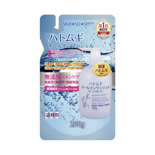 楽天市場】wa*so*sen ハトムギ オールインワンジェル（300g