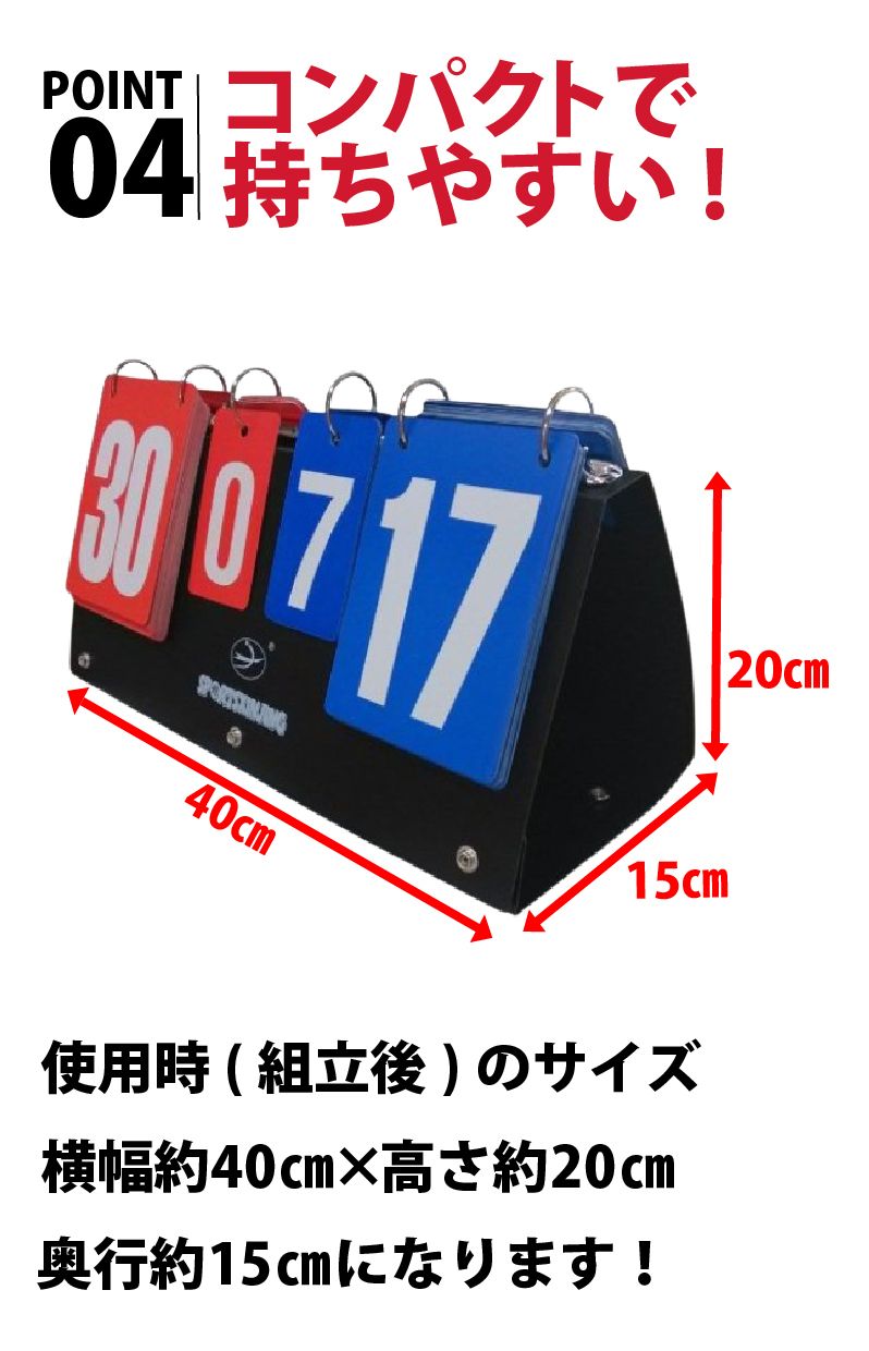 市場 スコアボード ゲーム 手動式 野球 組み立て簡単 持ち運び 記録板 携帯式 得点ポード 球技 ハンディ 試合 得点板