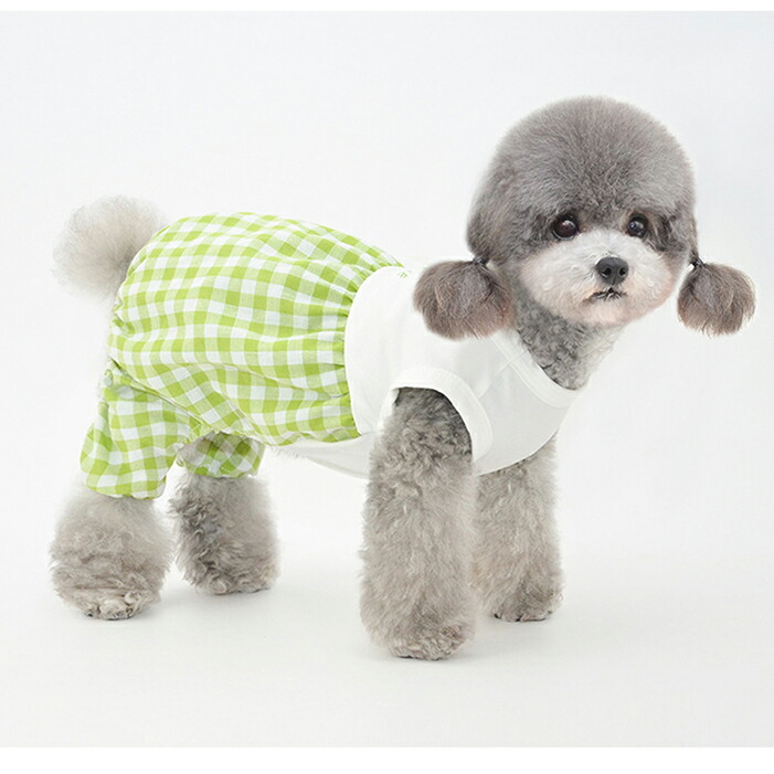 犬服 サロペット ルームウェア 犬用サロペット ペット服 つなぎ ドッグウェア 重ね着 カバーオール 犬用
