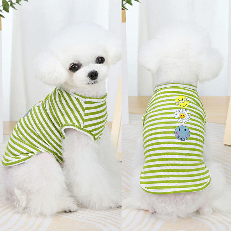 犬服 ベスト 服 ボーダー柄 Tシャツ パジャマ ネコ タンクトップ 小型犬 犬 部屋着 伸縮 インナー ｔシャツ つなぎ ノースリーブ 中型犬