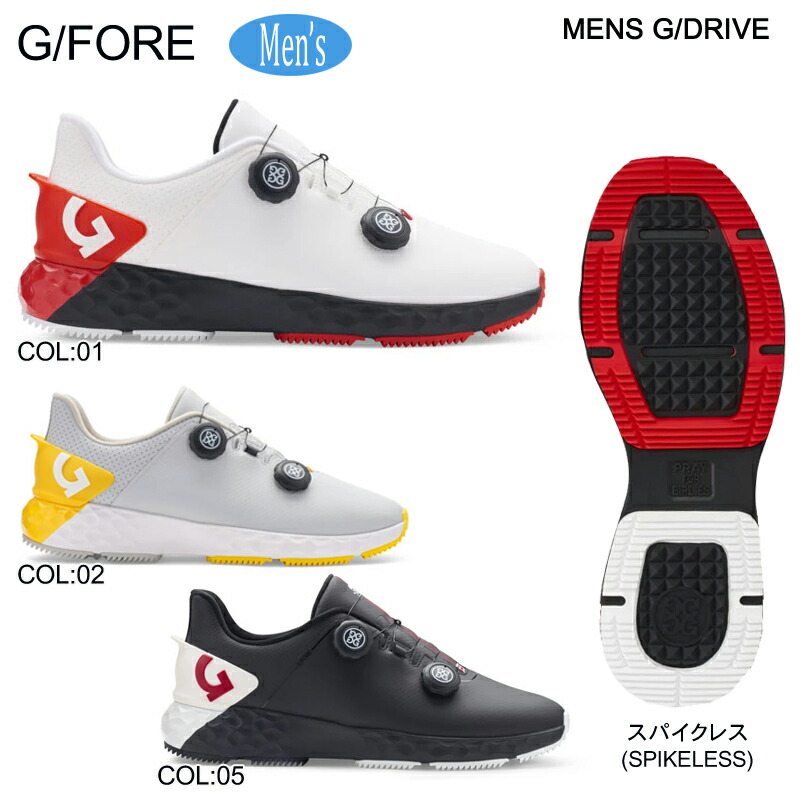 ゆきな G/FORE　ジーフォア　G/DRIVE　ゴルフシューズ 楽天市場】ジーフォア G/FORE G4MA23EF32 シューズ PERFORATED G