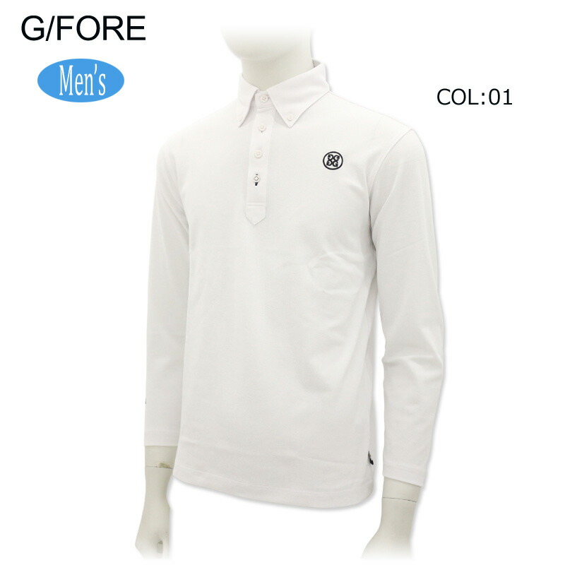 楽天市場】ジーフォア 長袖ポロシャツ メンズ 秋冬用 黒 M L 073215009