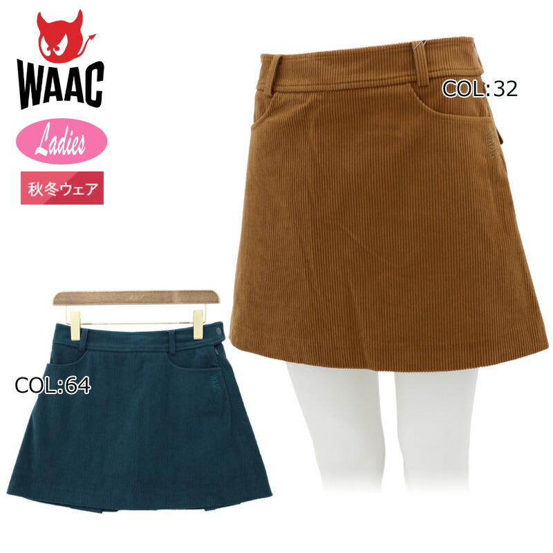 WAAC WOMENS プリーツキュロットスカート/072324351 【公式通販】