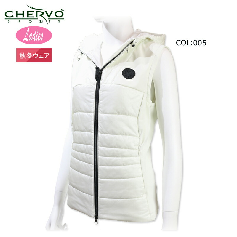 CHERVO レディース シェルボテックゴルフコート 楽天市場】シェルボ CHERVO 032-59112 レディース フルジップ