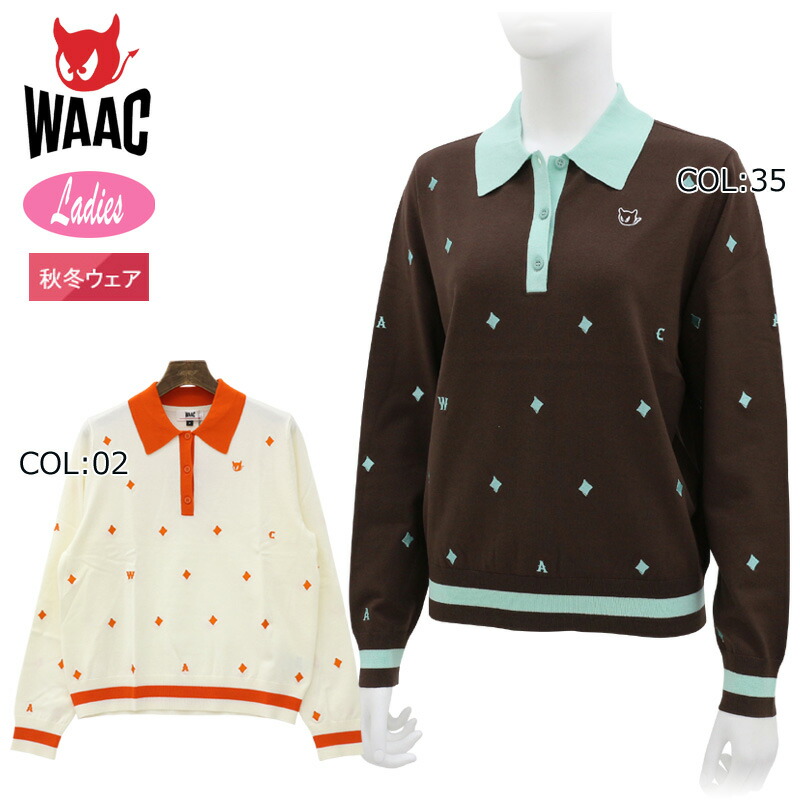 ワック WAAC 072344070 レディース モックネック プルオーバー ゴルフウェア スポーツウェア 秋冬 楽天市場】ワック WAAC 072344070 レディース モックネック プル