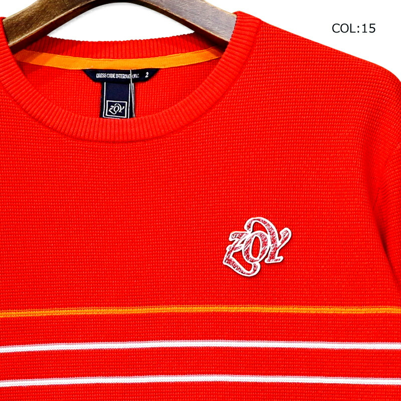 22年春夏モデルゾーイ Zoy プルオーバー 長袖サマーニット 春夏 メンズ