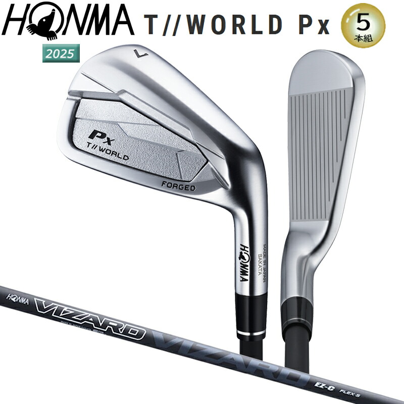 本間ゴルフ(ホンマ/HONMA) ツアーワールド TW-Px アイアン 5本組(#6-9.PW) VIZARD EZ-C カーボンシャフト 2025年モデル