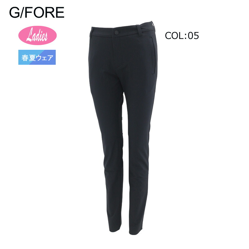 G/FORE (GFORE) ジーフォア073215450 レディース ロングズボン下 裾是正措置已むを得ず 伸ばすこと ゴルフお召しもの 運動競技お召しもの 春夏秋