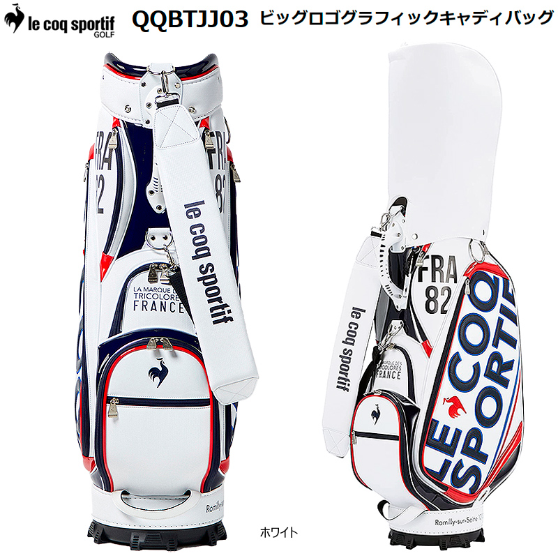 今季一番 ルコック ゴルフ le coq sportif GOLF QQBTJJ03 9.5型 3.7kg ビッグロゴ グラフィック キャディバッグ  www.dexion.com.au