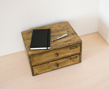Fiscu Wow It Is Two Steps Of Chest Storing Box Wooden A4 Size A4