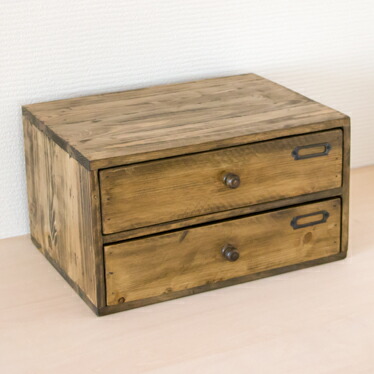 Fiscu Wow It Is Two Steps Of Chest Storing Box Wooden A4 Size A4