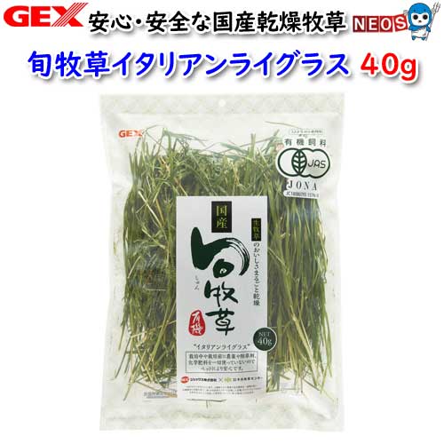 楽天市場】GEX 旬牧草 イタリアンライグラス 300g【牧草/おやつ