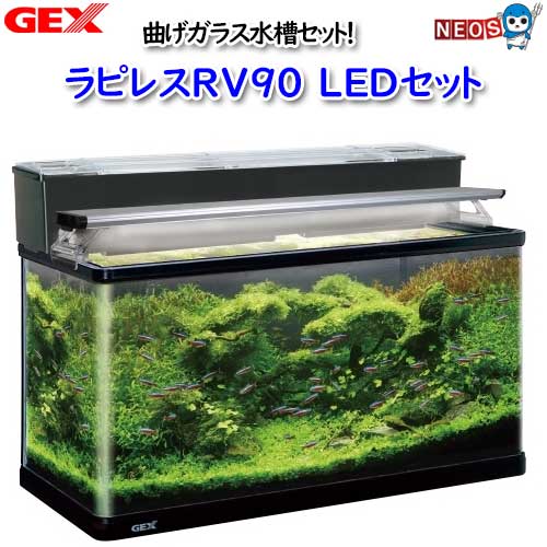 GEX マリーナ600BKST LED&デュアルクリーンセット 60cm水槽