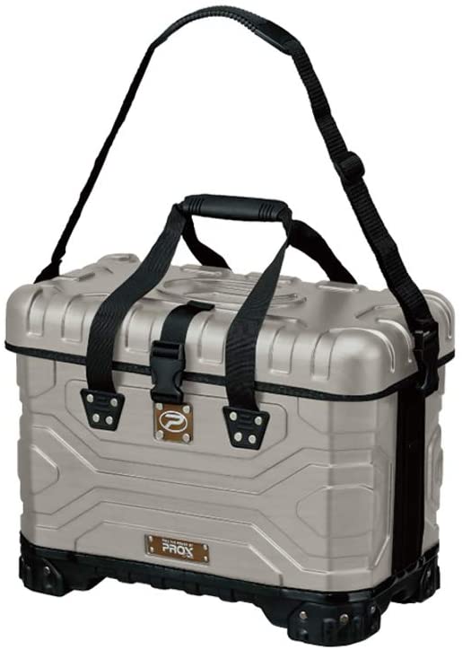 在有即日送りとどける プロックス(PROX) コンテナギアハードタックルバッグ 三鞭酒ゴールド 25L PX15425CG 磯御徒面子 バッカン