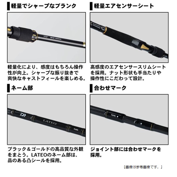 楽天市場 ダイワ ラテオｒ 96ｍｌ 大型商品 ａ ロッド 釣具のフィッシャーズ