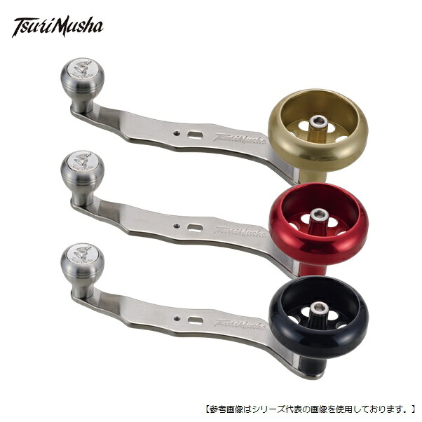 釣武者 Ｔｉ　Ｔｓｕｒｉｍｕｓｈａ ハンドル レッド 送料無料 [用品1]