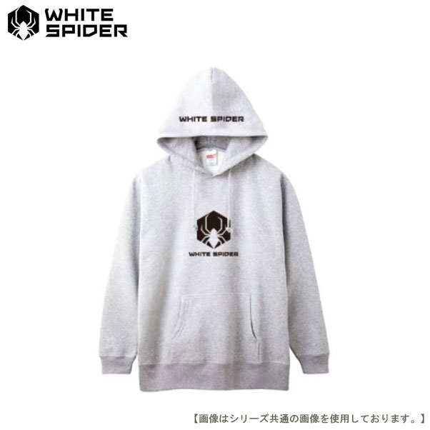 Mサイズ ホワイト プルオーバー パーカー 楽天市場】ホワイトスパイダー プルオーバーパーカー グレー L : 釣具