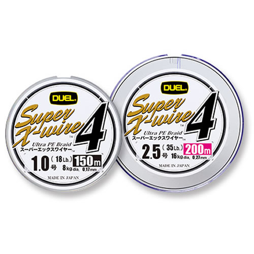 楽天市場 デュエル Super X Wire スーパー エックスワイヤー 4 150m シルバー Peライン フィッシング遊