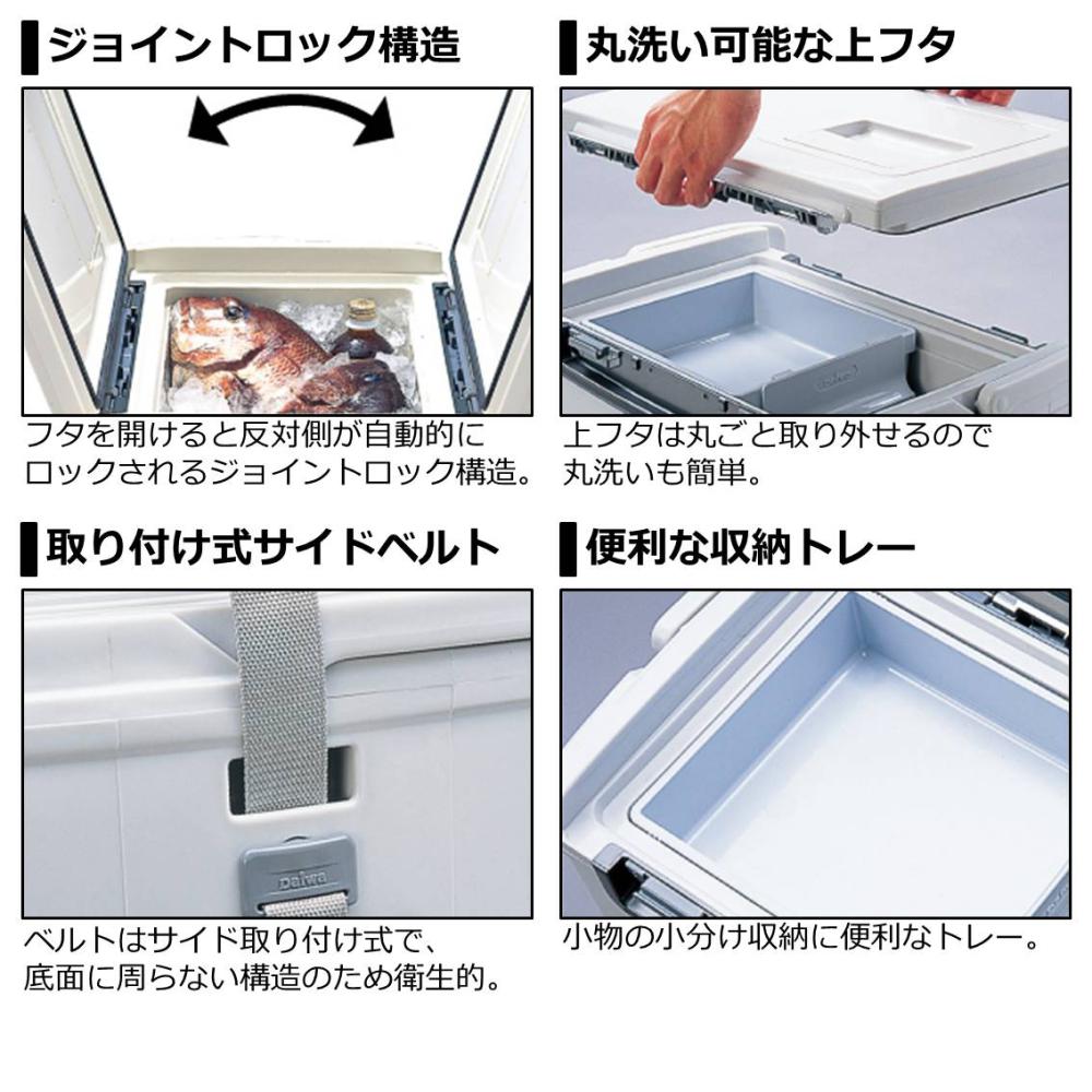 ダイワ 釣り 釣り具の販売 通販ならフィッシング遊web店におまかせ ダイワ Su1800x Daiwa Rx Daiwa 釣り Rx など クーラーボックス クーラーボックス Su1800x Daiwa Su1800x クーラーボックス ホワイト シルバー フィッシング遊